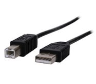 Кабель USB2.0 штекер A - штекер B 3м черный