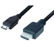 Kabelis HDMI-mini HDMI 19pol kištukai 1.5m (HDMI 1.3) juodas
