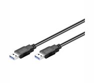 Кабель USB3.0 A plug - A plug 1.8м черный