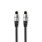 Optical Audio Cable | TosLink Male | TosLink Male | 10.0 m | Round | PVC | Anthracite | Box