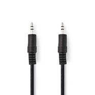 Stereo Audio Cable 3.5 mm Male - 3.5 mm Male 1.5 m Black