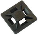 CABLE TIE BASES BLACK 19X19, PK100