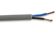 FLEX CABLE, 2CORE, GREY, 0.75MM2, 100M