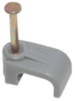 CABLE CLIP, POLYPROPYLENE, 2.5MM, GREY