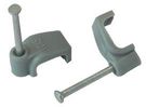 CABLE CLIP TWIN & EARTH GRY 2.5MM 100/PK