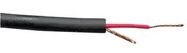 CABLE MICROPHONE UNBALANCED BLK 100M