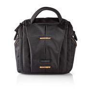 Camera Bag | Shoulder Bag | Water-repellent | 65 mm | 152 mm | 146 mm | Total number of compartments: 6 | Black / Orange
