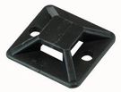 CABLE TIE BASE 19X19X4MM BLK10/PACK
