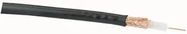 CABLE COAX RG59U AL BRAID BLK 100M