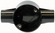 25MM TWO WAY THROUGH BOX BLACK