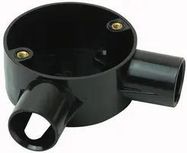 TWO WAY ANGLE BOX BLACK 20MM