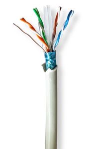 Сетевой кабель | CAT6 | Solid | F/UTP | Bare Copper | 305.0 m | Indoor | Round | LSZH | Grey |