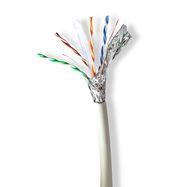 Network Cable Roll | CAT6a | Solid | SF/UTP | Copper | 100.0 m | Indoor | Round | LSZH | Grey | Gift Box