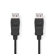 DisplayPort Cable | DisplayPort Male | DisplayPort Male | 4K@60Hz | Gold Plated | 2.00 m | Round | PVC | Black | Box