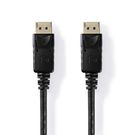 DisplayPort Cable | DisplayPort Male | DisplayPort Male | 4K@60Hz | Nickel Plated | 2.00 m | Round | PVC | Black | Label