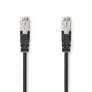 CAT5e Network Cable | SF/UTP | RJ45 Male | RJ45 Male | 3.00 m | Round | PVC | Black | Label