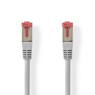 CAT6 Network Cable | RJ45 Male | RJ45 Male | SF/UTP | 1.00 m | Round | PVC | Grey | Label