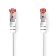 CAT6 Network Cable | RJ45 Male | RJ45 Male | S/FTP | 3.00 m | Round | LSZH | White | Label