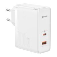 Настенное зарядное устройство GaN5 Pro 100W USB + USB-C QC4+ PD3.0 с кабелем USB-C 1м, черный