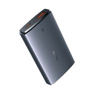 Настенное зарядное устройство GaN5 Pro Ultra-Slim 65W USB + USB-C QC3.0 PD3.0 с кабелем USB-C 1м, серый