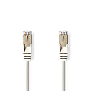 CAT5e Network Cable | SF/UTP | RJ45 Male | RJ45 Male | 7.50 m | Round | PVC | Grey | Envelope