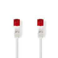 CAT6 Network Cable | RJ45 Male | RJ45 Male | U/UTP | 3.00 m | Snagless | Flat | PVC | White | Envelope