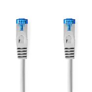CAT6a Network Cable | S/FTP | RJ45 Male | RJ45 Male | 0.50 m | Snagless | Round | LSZH | Grey | Envelope