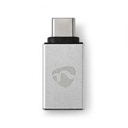 USB-C™ Adapter | USB 3.2 Gen 1 | USB-C™ Male | USB-A Female | 5 Gbps | Round | Nickel Plated | Silver | Cover Window Box