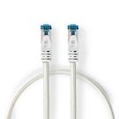 CAT6a Network Cable | S/FTP | RJ45 Male | RJ45 Male | 5.00 m | Snagless | Round | Braided / PVC | Silver | Cover Window Box