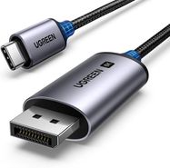 Kabelis USB C kištukas - DisplayPort kištukas 8K 60Hz 1m, juodas CM556 UGREEN