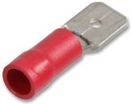 PUSH ON BLADE TERMINAL RED 19A