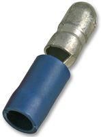 MALE BULLET TERMINALS BLUE 16A, PK100