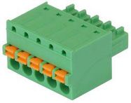 TERMINAL BLOCK, PLUGGABLE, 5POS, 16AWG