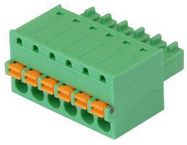 TERMINAL BLOCK, PLUGGABLE, 6POS, 16AWG