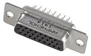 CONNECTOR, HD D SUB, RCPT, 26POS