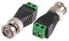CONNECTOR, BNC, MALE, SCREW TERMS