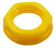 NUT, NYLON, YELLOW, 7/16"-UNF