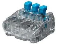 LEVER WIRE CONNECTORS, 3 PORT, PK40