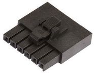 CONNECTOR HOUSING, RCPT, 6POS, 3.5MM