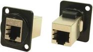 FTP ADAPTOR, RJ45, JACK, 8P8C, CAT5E