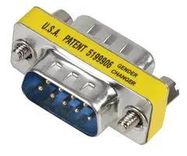 D-SUB ADAPTER, PLUG-PLUG, 9POS, PANEL