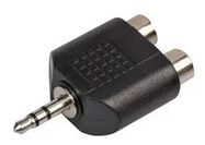 ADAPTOR, 2X PHONO TO 3.5 JACK, ST