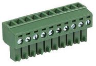 TERMINAL BLOCK, PLUGGABLE, 10POS, 16AWG