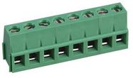 TERMINAL BLOCK, WIRE TO BRD, 8POS, 12AWG