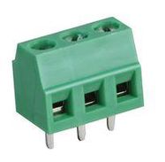 TERMINAL BLOCK, WIRE TO BRD, 3POS, 16AWG