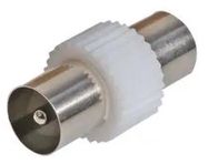 ADAPTOR COAX PLUG TO PLUG
