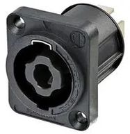 CHASSIS CONN, PLUG, 4POS, NYL 6.6, PANEL