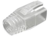 RJ45 BOOT, 8.5MM CABLES, CLEAR, 10 PACK