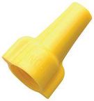 WING-NUT WIRE CONNECTORS, YELLOW, 100PK