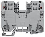 TERMINAL BLOCK, DIN RAIL, 2POS, 2AWG